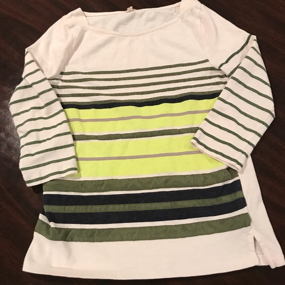 J. Crew Tops - NWOT J Crew Striped Long Sleeve Shirt